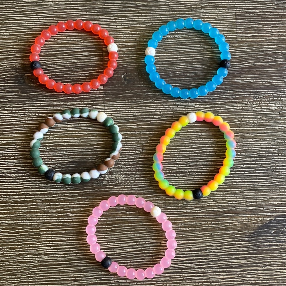 Lokai bracelets, size mediums, all sold together